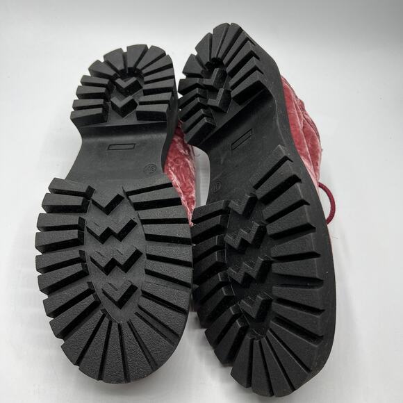 Free People Convertible Velvet Loafer Oxfords In Smoked Pink Size EU 37 / US 7 - Picture 7 of 11